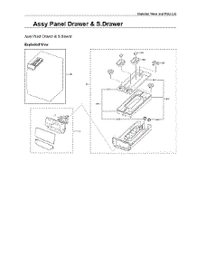 Drawer Panel & S. Drawer Assy parts for Samsung Washer WF50A8800AV/US-00 from AppliancePartsPros.com