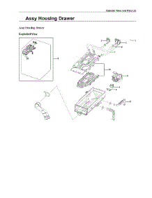 Housing Drawer Assy parts for Samsung Washer WF50A8800AV/US-00 from AppliancePartsPros.com