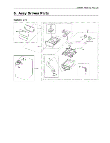Drawer Parts parts for Samsung Washer WF50R8500AV/US-00 from AppliancePartsPros.com