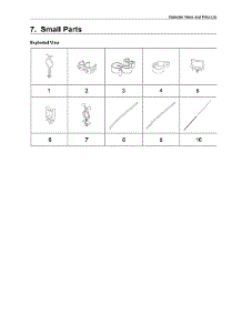 Small Parts parts for Samsung Washer WF50R8500AW/US-00 from AppliancePartsPros.com
