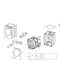 Main Assy parts for Samsung Washer WF56H9100AV/A2-00 from AppliancePartsPros.com