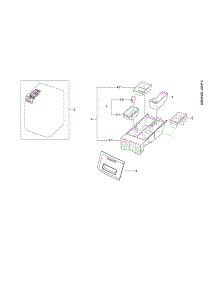 Drawer Assy parts for Samsung Washer WF56H9100AV/A2-00 from AppliancePartsPros.com