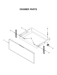 Drawer Parts parts for Whirlpool Electric Range WFC310S0ES4 from AppliancePartsPros.com