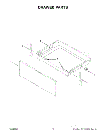 Drawer Parts parts for Whirlpool Electric Range WFE525S0JZ4 from AppliancePartsPros.com