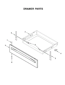 Drawer Parts parts for Whirlpool Gas Range WFG510S0HB1 from AppliancePartsPros.com