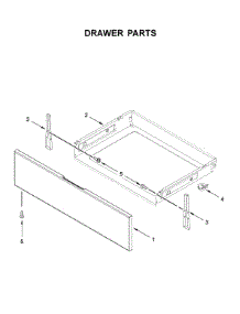 Drawer Parts parts for Whirlpool Gas Range WFG510S0HS1 from AppliancePartsPros.com