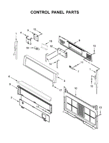 Control Panel Parts parts for Whirlpool Gas Range WFG515S0JB1 from AppliancePartsPros.com