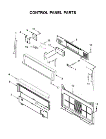 Control Panel Parts parts for Whirlpool Gas Range WFG515S0JW1 from AppliancePartsPros.com