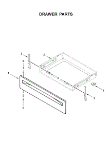 Drawer Parts parts for Whirlpool Gas Range WFG515S0JW1 from AppliancePartsPros.com