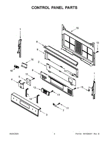 Control Panel Parts parts for Whirlpool Gas Range WFG515S0MS0 from AppliancePartsPros.com