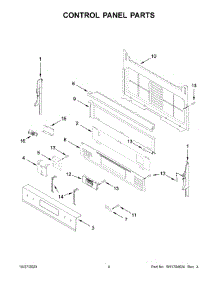 Control Panel Parts parts for Whirlpool Gas Range WFG515S0MS1 from AppliancePartsPros.com