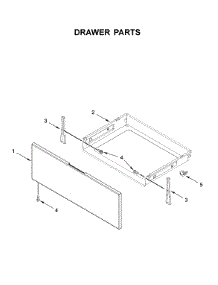 Drawer Parts parts for Whirlpool Gas Range WFG525S0JS0 from AppliancePartsPros.com