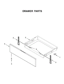 Drawer Parts parts for Whirlpool Gas Range WFG535S0JS0 from AppliancePartsPros.com