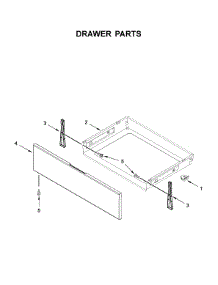 Drawer Parts parts for Whirlpool Gas Range WFG535S0JV1 from AppliancePartsPros.com