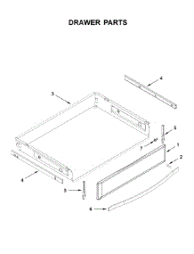 Drawer Parts parts for Whirlpool Gas Range WFG770H0FZ1 from AppliancePartsPros.com