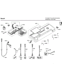 Control Panel parts for Bosch Washer WFMC3301UC/15 from AppliancePartsPros.com