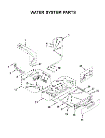 Water System Parts parts for Whirlpool Washer WFW5620HW1 from AppliancePartsPros.com