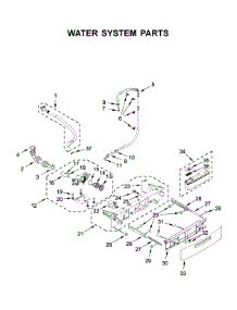 Water System Parts parts for Whirlpool Washer WFW6620HW2 from AppliancePartsPros.com