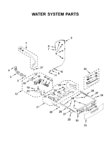 Water System Parts parts for Whirlpool Washer WFW8620HC0 from AppliancePartsPros.com