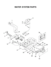 Water System Parts parts for Whirlpool Washer WFW8620HC2 from AppliancePartsPros.com