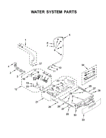 Water System Parts parts for Whirlpool Washer WFW862CHC1 from AppliancePartsPros.com