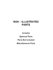 Optional Parts (Not Included) parts for Whirlpool Washer WFW862CHC2 from AppliancePartsPros.com