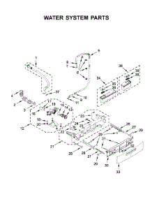 Water System Parts parts for Whirlpool Washer WFW9620HBK0 from AppliancePartsPros.com