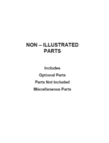 Optional Parts (Not Included) parts for Whirlpool Dryer WGD5100HC0 from AppliancePartsPros.com