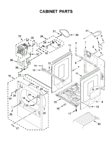 Cabinet Parts parts for Whirlpool Dryer WGD8120HW0 from AppliancePartsPros.com