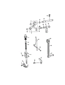 Presser Bar parts for White Mechanical Sewing Machine WHITE4075 from AppliancePartsPros.com
