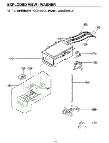 Dispenser / Control Panel Assy parts for Lg Laundry Center WKG101HWA from AppliancePartsPros.com
