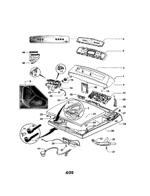 Top Deck And Electronics parts for  Washer WL26CW1-96215B from AppliancePartsPros.com