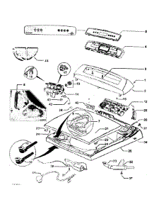 Top Deck / Electronics parts for  Washer WL26CW2-96114A from AppliancePartsPros.com