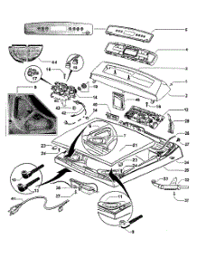 Top Assy parts for  Washer WL37T26CW2-96109A from AppliancePartsPros.com