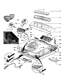 Top Assy parts for  Washer WL37T26DW2-96113A from AppliancePartsPros.com