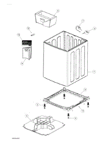 Wrapper parts for  Washer WL4227J1-96208-A from AppliancePartsPros.com