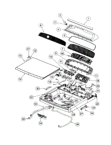 Top Deck Assy parts for  Washer WL4227P1-96207-A from AppliancePartsPros.com