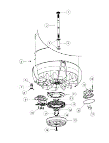 Motor,Pump & Drive parts for  Washer WL4227P1-96207-A from AppliancePartsPros.com