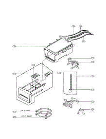 Dispenser Parts parts for Lg Washer WM2010CW from AppliancePartsPros.com