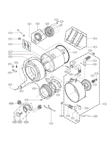 Drum And Tub Assembly parts for Lg Washer WM2077CW/01 from AppliancePartsPros.com
