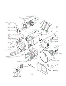 Drum And Tub Parts parts for Lg Washer WM2101HW/00 from AppliancePartsPros.com