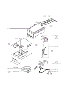 Dispenser Parts parts for Lg Washer WM2101HW/00 from AppliancePartsPros.com