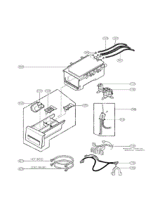 Dispenser Assembly parts for Lg Washer WM2233HD from AppliancePartsPros.com