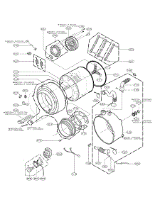 Drum And Tub Assembly parts for Lg Washer WM2233HW/01 from AppliancePartsPros.com