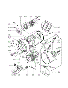 Drum & Tub parts for Lg Washer WM2487HWMA from AppliancePartsPros.com