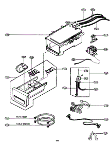 Dispenser Assy parts for Lg Washer WM2496HSM from AppliancePartsPros.com