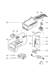 Dispenser Assembly parts for Lg Washer WM2688HNMA from AppliancePartsPros.com