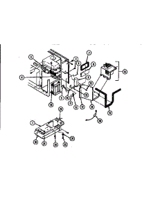 Internal Controls-Upper parts for Jenn-Air Electric Wall Oven WM2720B/M167B from AppliancePartsPros.com