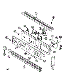 Control Panel-Lower parts for Jenn-Air Electric Wall Oven WM2720W/M167W from AppliancePartsPros.com