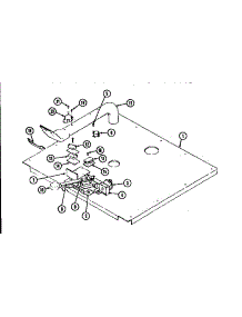 Internal Controls-Lower parts for Jenn-Air Electric Wall Oven WM2720W/M167W from AppliancePartsPros.com